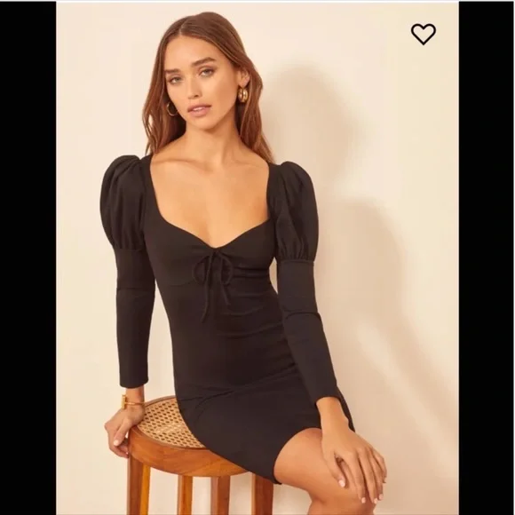 mini black bandage dress PUFFY SLEEVE DROP WAIST MINI DRESS IN BLACK MULTI – AKIRA